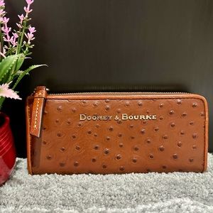 Dooney & Bourke Embossed Ostrich Wallet